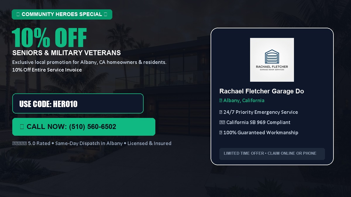 10% OFF Senior Citizens (65+) & Military / Veteran Community Discount in Albany, CA